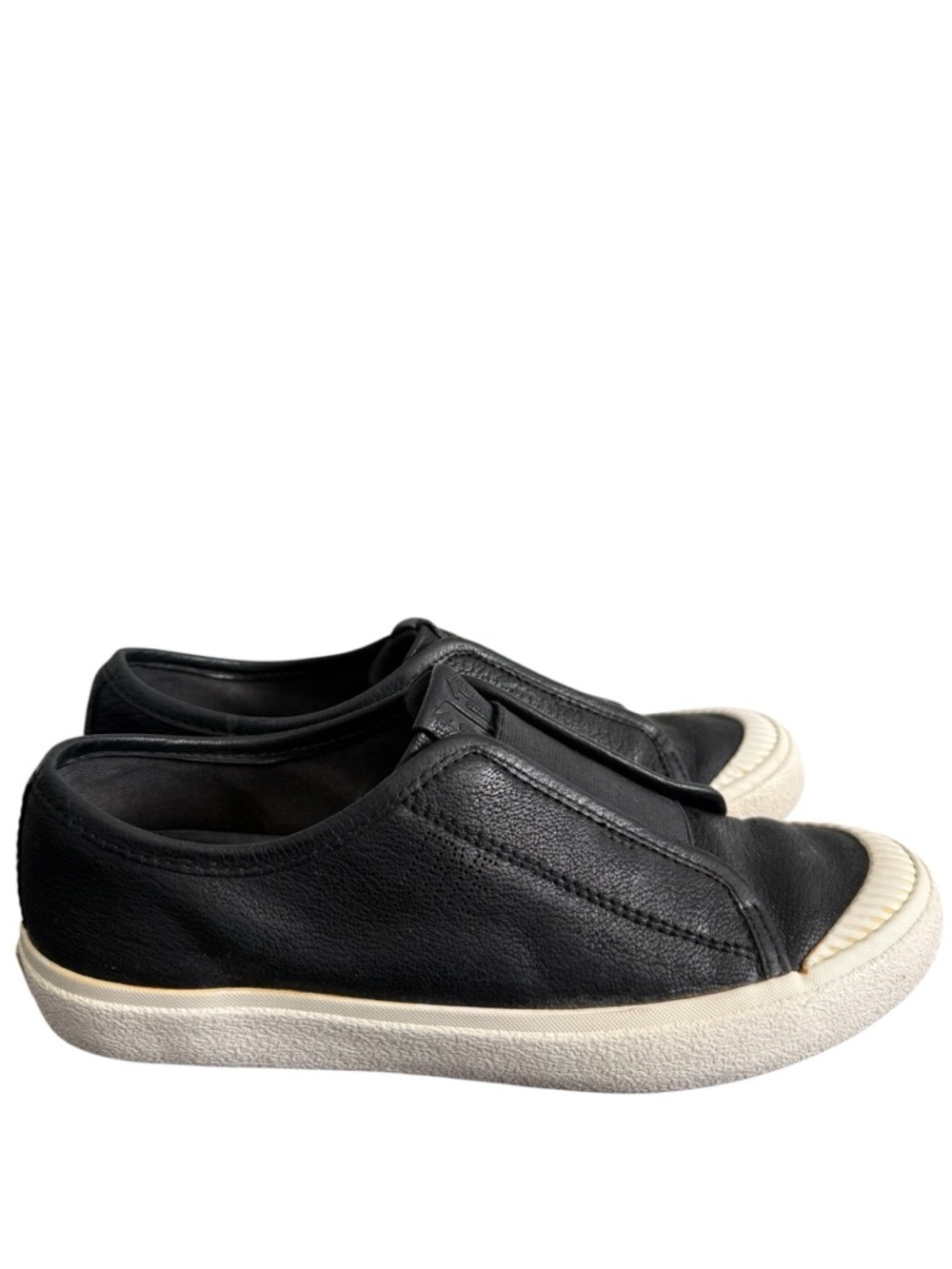 Frye Claudia Slip On Low Top Slip On Fashion Sneakers Black Size 6.5M - Picture 3 of 16